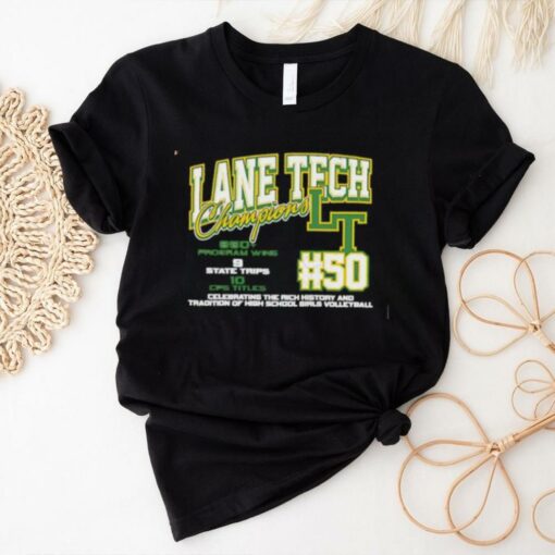 Lane Tech IHSA Girls Volleyball Top 50 logo shirt