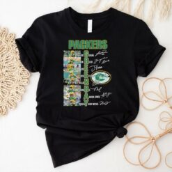 Legends Green Bay Packers names and signatures shirt