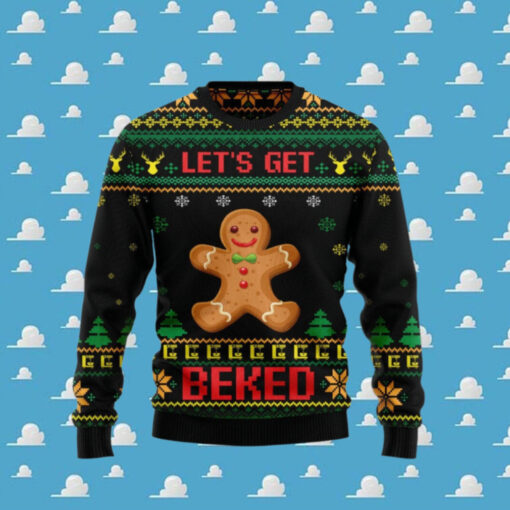 Let’s Get Baked Christmas Ugly Sweater