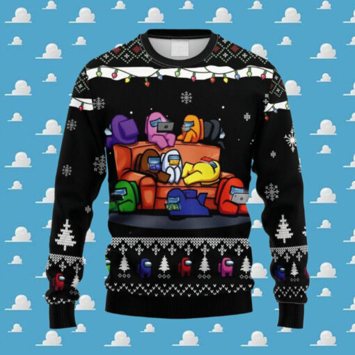 Let’s Play Among Us On Christmas Night Ugly Sweater