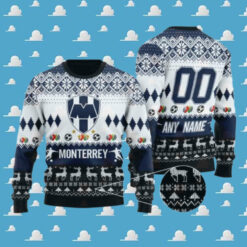 Liga MX CF Monterrey 2024 Customized Ugly Christmas Sweater