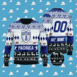 Liga MX CF Pachuca 2024 Customized Ugly Christmas Sweater