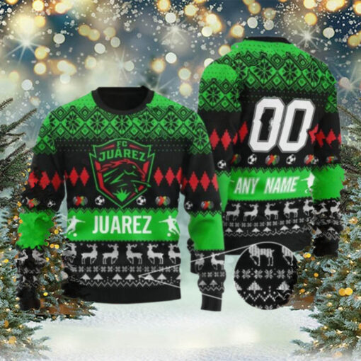 Liga MX FC Juarez 2024 Customized Ugly Christmas Sweater