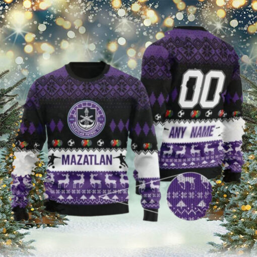 Liga MX Mazatlan FC 2024 Customized Ugly Christmas Sweater