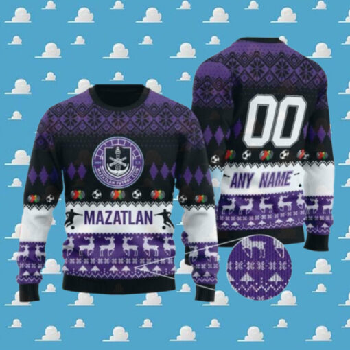 Liga MX Mazatlan FC 2024 Customized Ugly Christmas Sweater