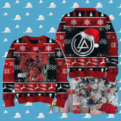 Linkin Park From Zero World Tour Merry Christmas Chirstmas Gifts 2024 Xmas For Family And Friends Ugly Sweater