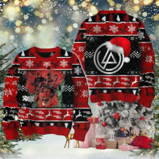 Linkin Park From Zero World Tour Merry Christmas Chirstmas Gifts 2024 Xmas For Family And Friends Ugly Sweater