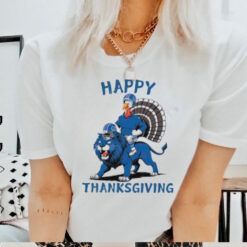 Lions Football Turkey Happy Thanksgiving shirt