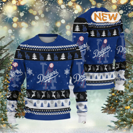 Los Angeles Dodgers Baseball Christmas Ugly Sweater