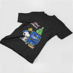 Los Angeles Dodgers Merry Christmas With Snoopy Baby T Shirt