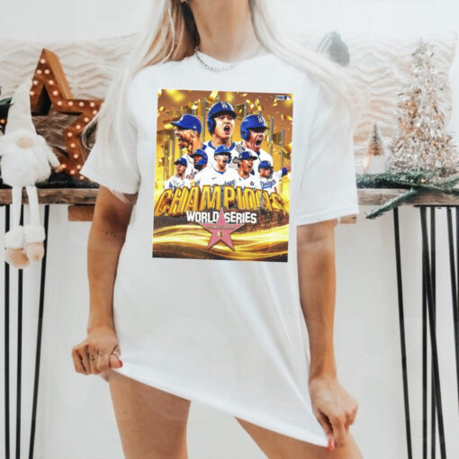 Los Angeles Dodgers World Series Champions For The 8th Time In Franchise History – Hollywood Walk Of Fame t shirt