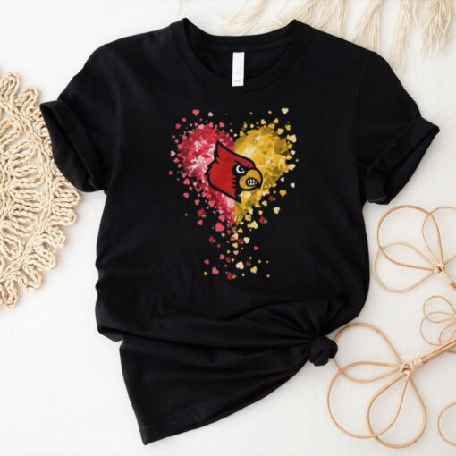 Louisville Cardinals Crystal Heart Shirt