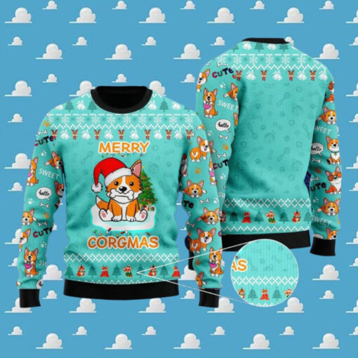 Lovely Dog Merry Corgmas Ugly Sweater