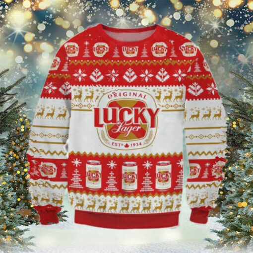 Lucky Lager Ugly Sweater