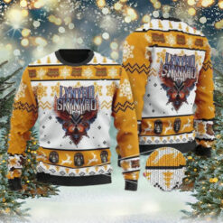 Lynyrd Skynyrd Snow Chirstmas Gifts 2024 For Family And Friends Ugly Sweater