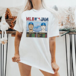 MLB Jam Dodgers Betts and Ohtani 2024 World Series Champions Los Angeles Dodgers Shirt