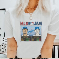 MLB Jam Dodgers Betts and Ohtani 2024 World Series Champions Los Angeles Dodgers Shirt