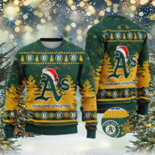 MLB Oakland Athletics Special Christmas Ugly Sweater – Narides