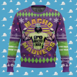 Macho Madness Macho Man Ugly Sweater