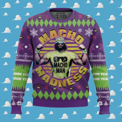 Macho Madness Macho Man Ugly Sweater