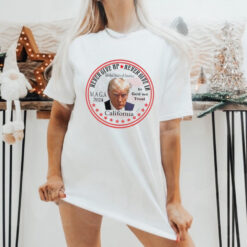 Maga Trump 2024 never give up never give in California shirt