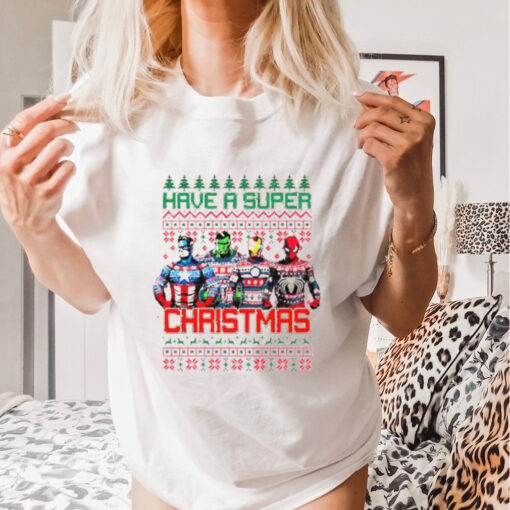 Marvel Superheroes have a super Christmas 2024 shirt