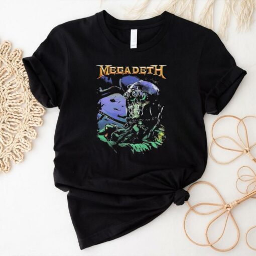 Megadeth Crush The World Copter Pilot 2023 Fall Tour Shirts