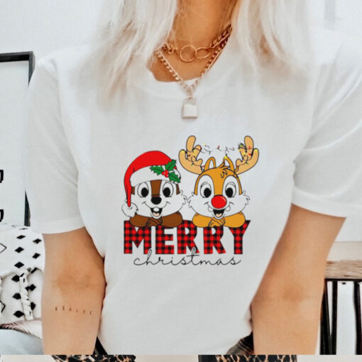 Merry Christmas Chip and Dale Antler Double Trouble shirt