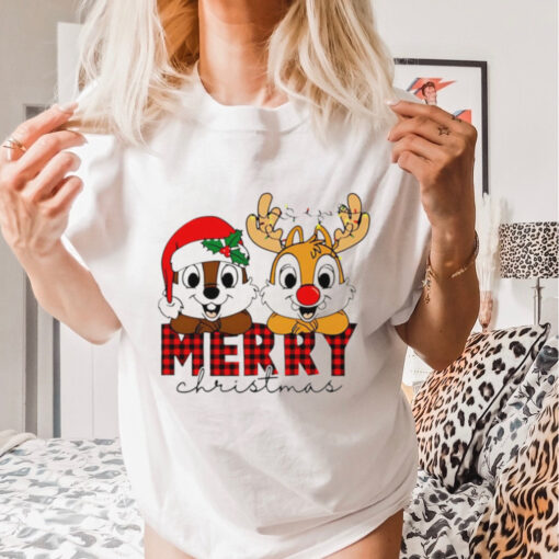 Merry Christmas Chip and Dale Antler Double Trouble shirt