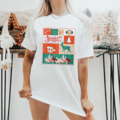 Merry Christmas Collage Emoji shirt