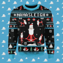 Merry Christmas Gearhomies Namasleigh Santa Ugly Christmas Sweater