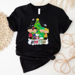 Merry Christmas Peanuts Characters X Boston Sports Teams Shirt