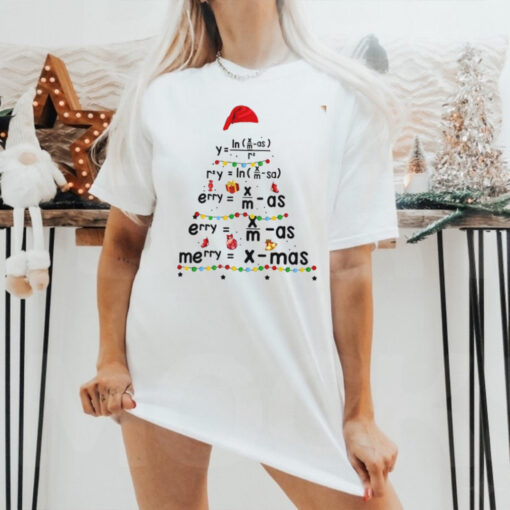 Merry Christmas Shirt, Christmas Tree Tshirt, Math Christmas Shirt