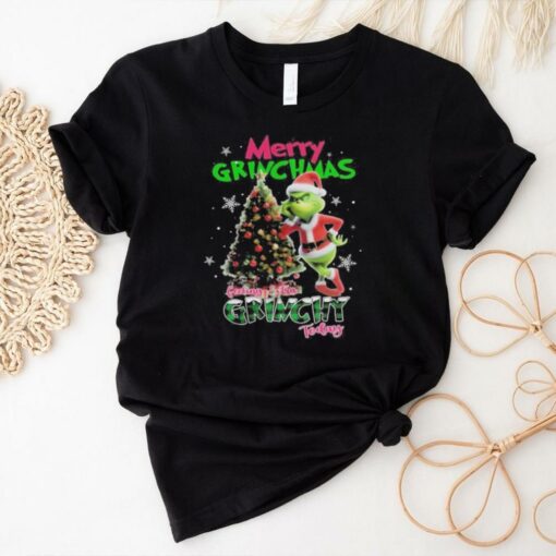 Merry Grinchmas Feeling Extra Grinchy Today Shirt