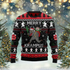 Merry Krampus Ugly Christmas Sweater