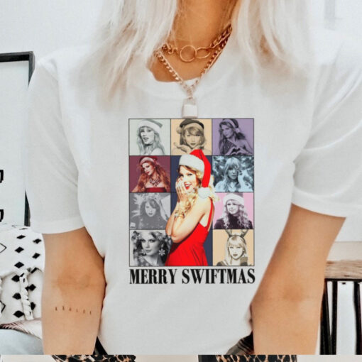 Merry Swiftmas Taylor Swift Christmas Sweatshirt, Festive Swiftie Holiday Sweater