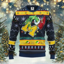 Michigan Wolverines Grinch Ugly Christmas Sweater