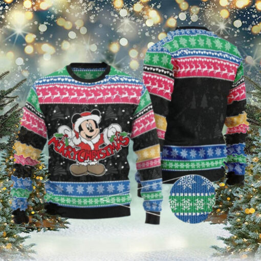 Mickey Merry Christmas Cartoon Disney Ugly Christmas Sweater Gift For Men And Women