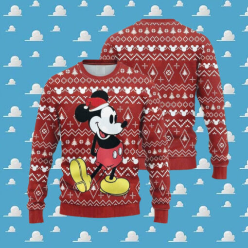 Mickey Mouse Vintage Disney Ugly Christmas Sweater Gift For Holiday 2024