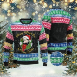 Mickey Wishes You A Merry Xmas Disney Ugly Christmas Sweater Gift For Holiday 2024