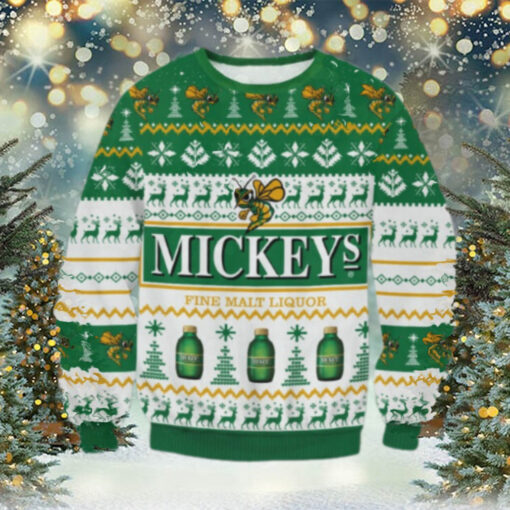 Mickey’s Fine Malt Liquor Christmas Sweater – LIMITED EDITION