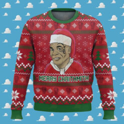 Mike Tyson Merry Chrithmith Ugly Sweater