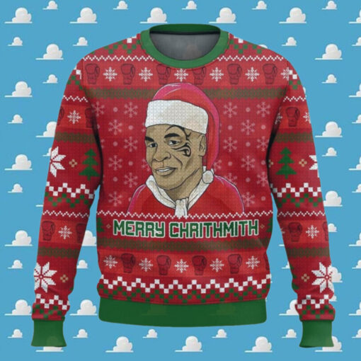 Mike Tyson Merry Chrithmith Ugly Sweater