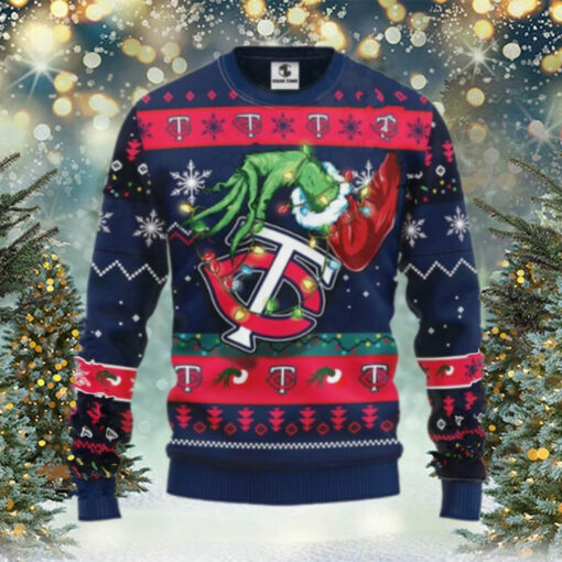 Minnesota Twins Grinch Ugly Christmas Sweater