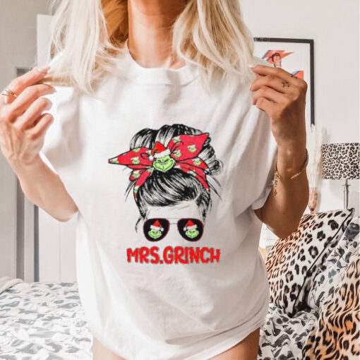 Mrs Grinch girl Christmas 2024 shirt