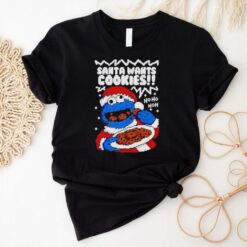 Muppet Santa wants Cookie monster ugly Christmas shirt