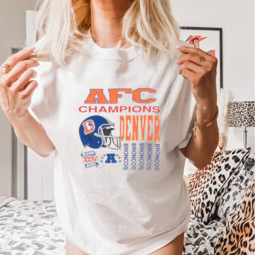 NFL BRONCOS AFC CHAMPIONS 1989 Tee Shirt