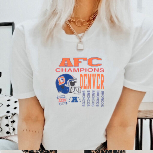 NFL BRONCOS AFC CHAMPIONS 1989 Tee Shirt