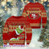 New Orleans Saints NFL Special Grinchs Hand Football 2024 Gift For Family Ugly Christmas Sweater