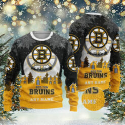 NHL Boston Bruins Special Christmas Ugly Sweater – Narides